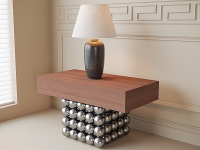 Middle Style Bedside Table Lamp model