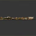 Modern School University Campus Playground 3d model