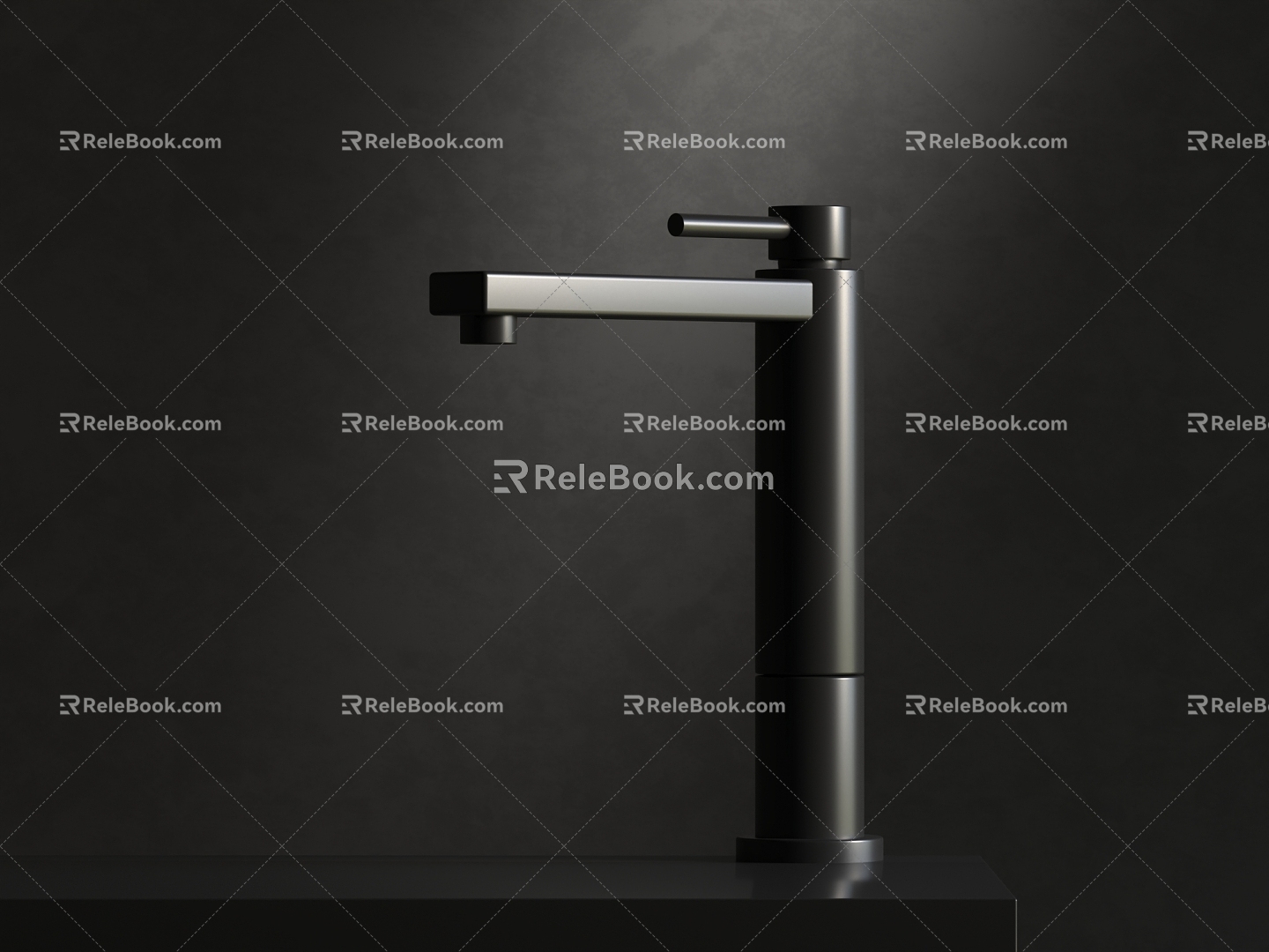 Hot and cold faucet water utensils kitchen and bathroom hardware 3d model