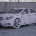 Sleek Modern Sedan Car With Dark Gray Exterior And Alloy Wheels Design
