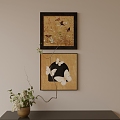 Antique Hanging Picture Combination 3d model