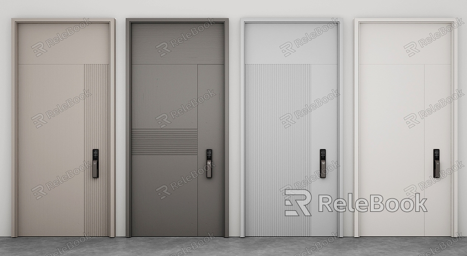 Modern security door entry door model