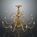 Chandelier Ceiling Lamp Living Room Chandelier Iron Chandelier Lighting Lamps Lighting Fixtures Furniture Furniture 3d model