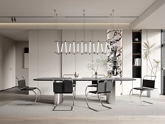 Modern Restaurant 3d model