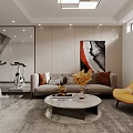 Cozy Entertainment Room With Exercise Bikes Sofa Accent Chair Coffee Table And Artwork