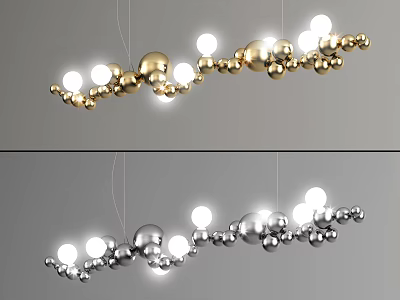 Modern chandelier 3d model