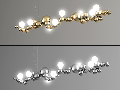 Modern chandelier 3d model