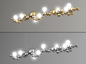 Modern chandelier 3d model