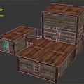 Wooden Container Building With Modular Structure Red Roof And Open Design