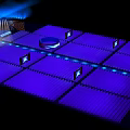 2018 First Session Conference Venue With Stage Lighting Seats And Background Screens