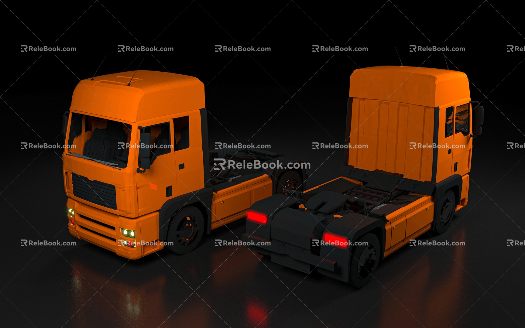 Truck Truck Truck European Truck American Truck Big Truck Motor Vehicle Functional Vehicle Logistics Transport Loading Vehicle 3d model