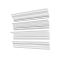 White Architectural Decorative Moldings With Various Styles For Interior Design Projects