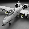 Military Attack Aircraft Featuring Twin Engines Missile Loads Cockpit And 816 Marking