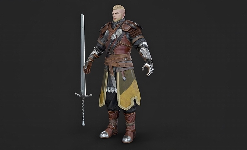 His Majesty Prince Samurai 3d model