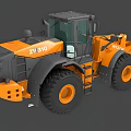 Hitachi ZW310 Large Orange Heavy Duty Loader Functional Vehicle with Front Bucket