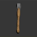 Durable Metal Axe With Wooden Handle For Cutting And Chopping Tasks