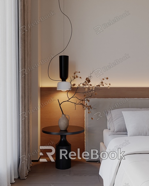 Modern bedside plant chandelier model