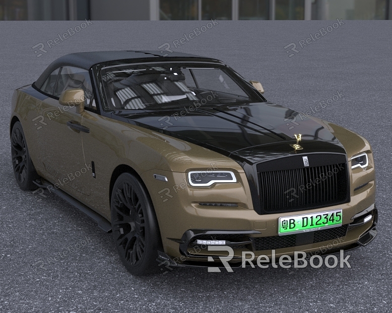 Rolls-Royce Yaoying luxury car with interior door opening and closing model