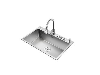 Vegetable basin sink 3d model