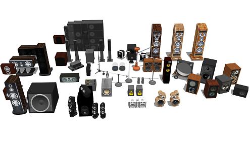 Modern Audio Equipment 3d model