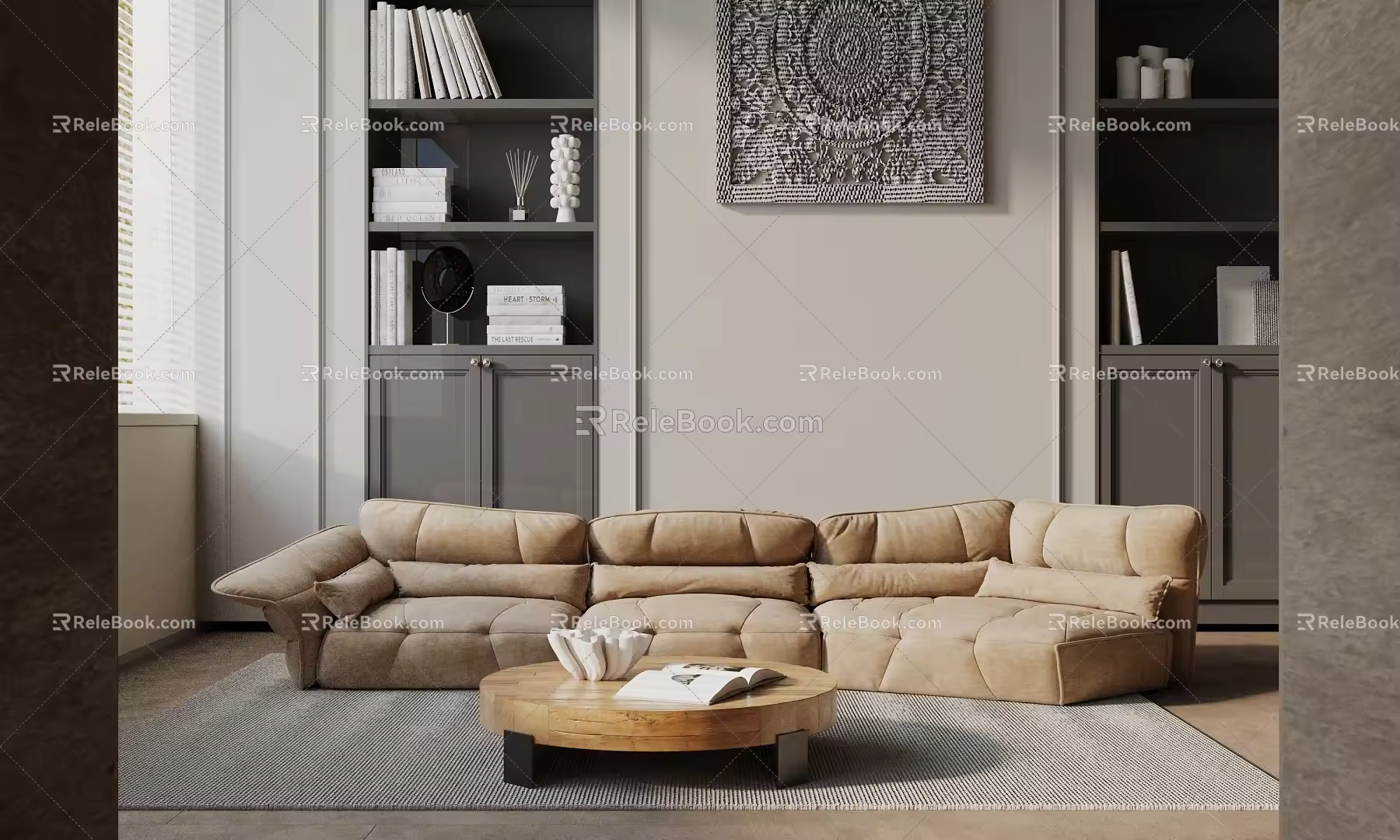 Sofa combination 3d model