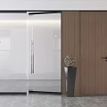 Office Partition Glass Partition Single Door Office Glass Single Door Office Glass Partition 3d model