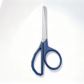High Quality Hardware Tool Scissors With Blue Handle And Silver Blade