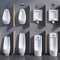 Modern urinal 3d model