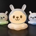 Rabbit Nightlight Children's Table Lamp Art Table Lamp 3d model