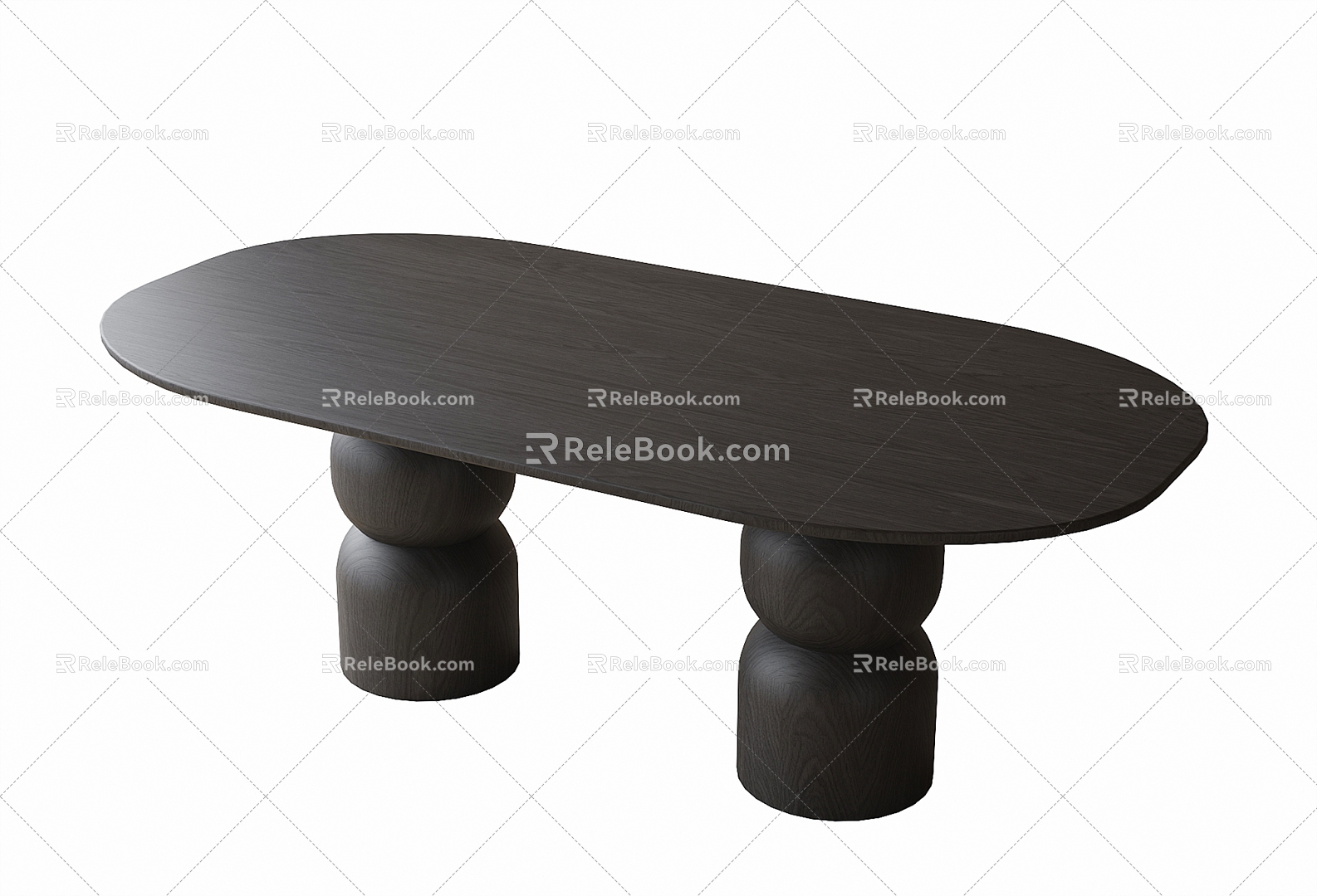 Modern Dining Table Desk Tea Table 3d model