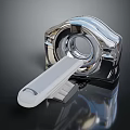 Advanced Modern Medical CT Scanner With Sleek Metallic Finish Circular Opening And Sliding Table