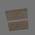 Modern Ceiling Modern Aluminum Square Ceiling Wood Grille Ceiling Package Column Shape Column Wave Shape Ceiling Column 3d model