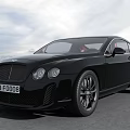 Black Bentley Luxury Coupe With Sleek Exterior Design And Stylish Alloy Wheels