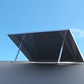 Efficient Solar Panel With Grid Design For Renewable Energy Use