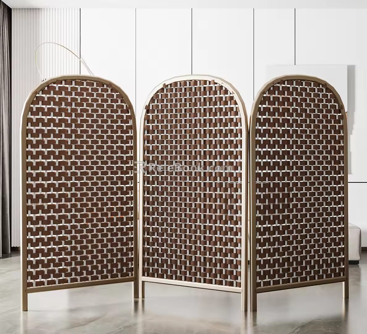 Modern screen preparation screen partition 3d model