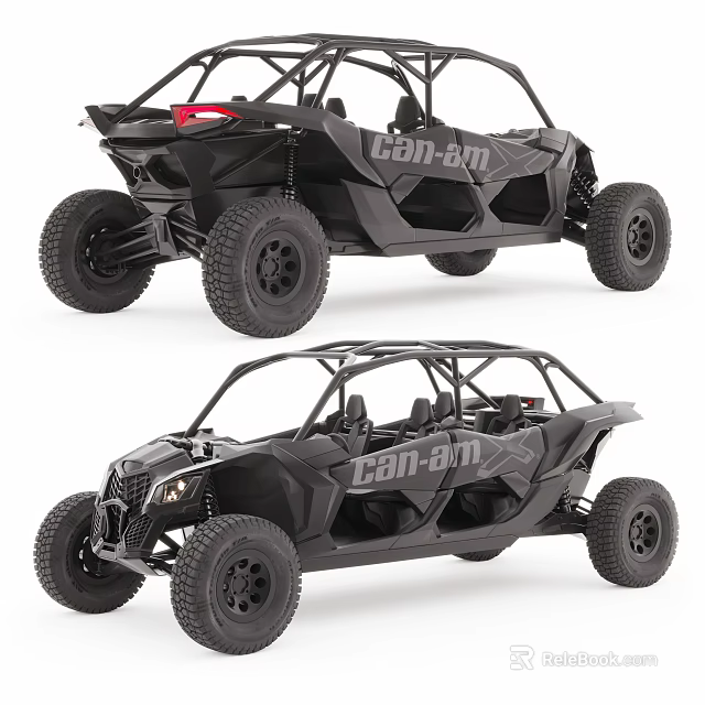 Can am Off road Vehicles Presented In Two Unique Models 3d model 