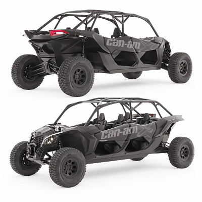 Can am Off road Vehicles Presented In Two Unique Models 3d model