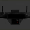 Black Industrial Modern Stand Structure Device With Interactive Screen