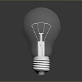 High Quality Electronic Light Bulb With Transparent Glass Filament Metal Base And Reflective Surface