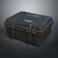 Toolbox tin box iron box plastic box container realistic 3d model