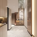 Modern Basement Interior With Play Tent And Furniture