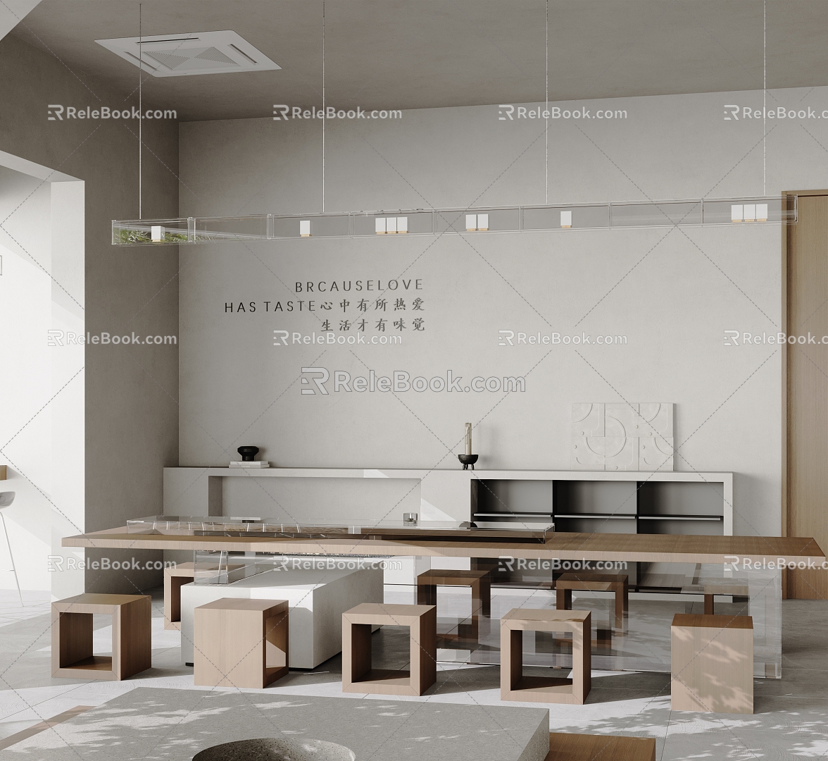 Modern Cafe 3d model