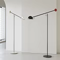Italian minimalist floor lamp 3d model