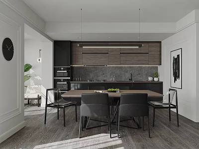 Modern Restaurant Kitchen 3d model