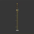 Yellow Heavy Duty Tower Crane Industrial Equipment For Construction Sites