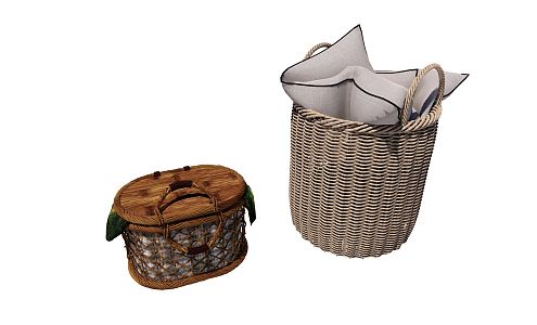 Nordic Storage Basket 3d model