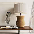Modern Table Lamp Fabric 3d model