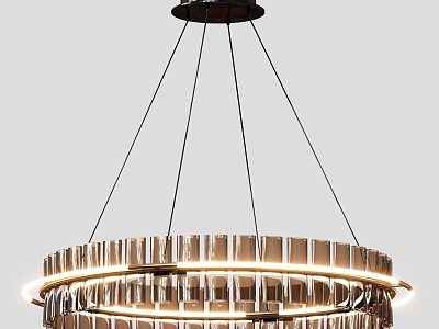 Modern chandelier 3d model