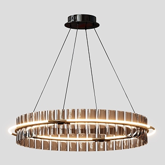 Modern chandelier 3d model