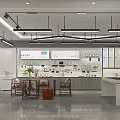 Modern Specialty Store Interior Design With Product Display Lighting And Furniture